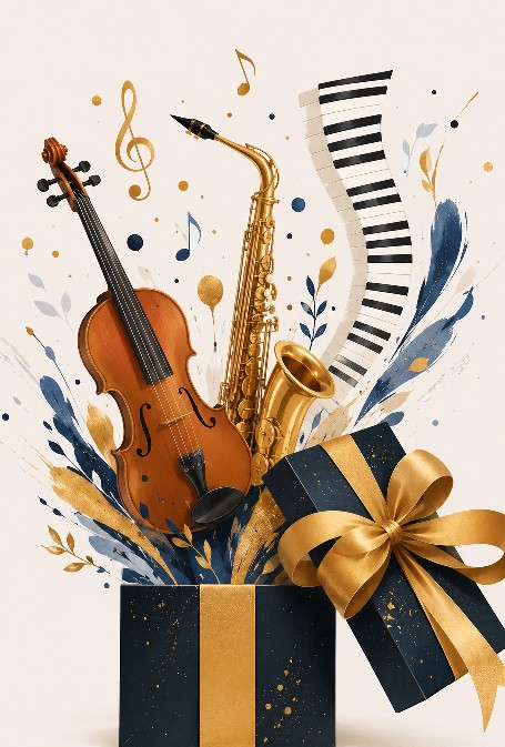 Carte cadeau cours de musique